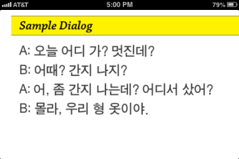 Slang Expressions dialogue