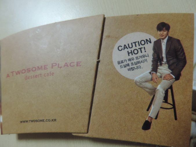 Or Lee Min Ho. They also might put Lee Min Ho on it. Very acceptable. 