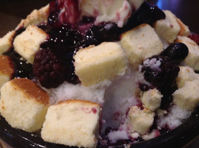 You might end up spending 10,000 won on a gloriously massive serving of patbingsu that three people could share.